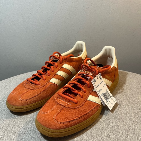 Adidas Handball Spezial Red Orange Gum Athletic Men's Shoe Size 11 IG6191 - Picture 9 of 11